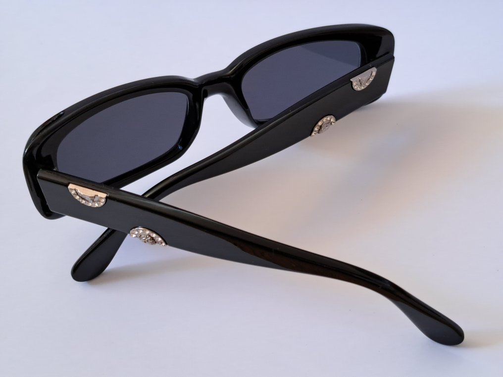 Gianni Versace - Mod.249/ H COL 852  Medusakopf in silber und Swarovski Steine - Zonnebril #1.0