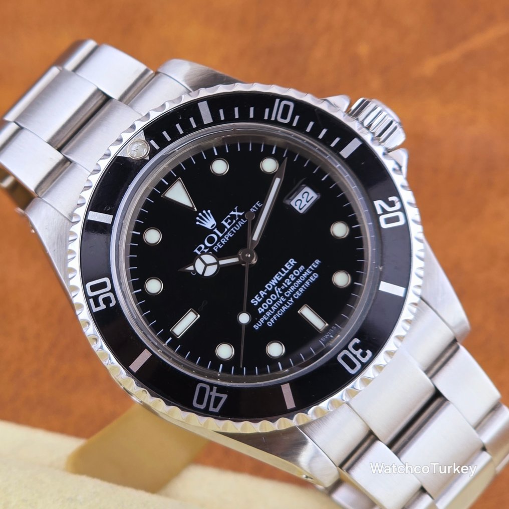 Rolex Sea Dweller 4000Ft 1220Mt SWISS ONLY Dial No Reserve Price Ref. 16600 Men 1999 A Serial auction online Catawiki