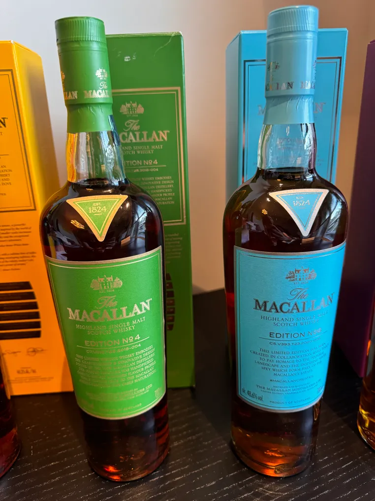 Macallan Edition No. 1 - No. 2 - No. 3 - No. 4 - No. 5 - No. 6  - 700ml - 6 bottles #2.2