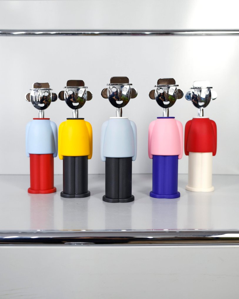 Alessi - Alessandro Mendini - Corkscrew - Alessandro M. - Steel, Plastic - CHOOSE YOUR COLOUR #1.0