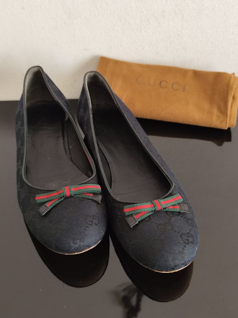 Gucci ballerina flats uk shop