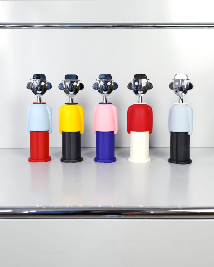 Alessi - Alessandro Mendini - Corkscrew - Alessandro M. - Steel, Plastic - CHOOSE YOUR COLOUR #2.1
