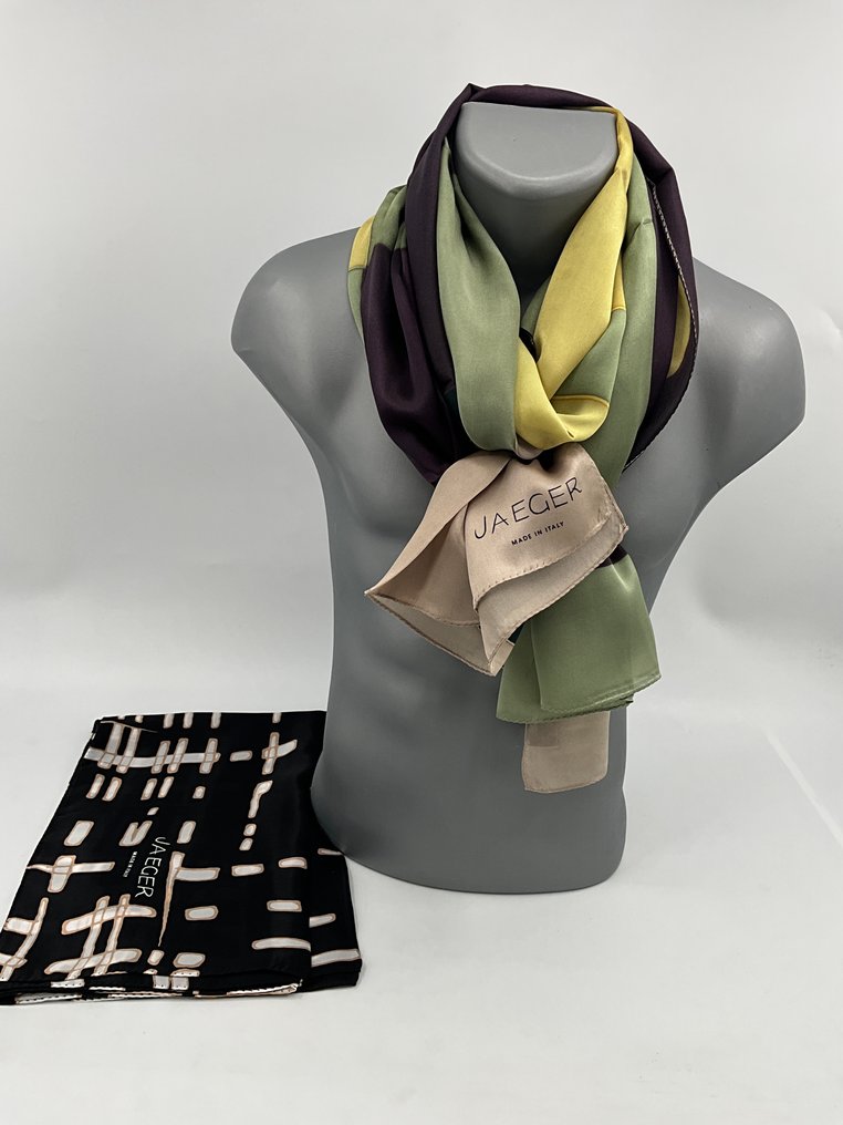 Other brand - 2 étoles JAEGER Silk - Κασκόλ #1.0