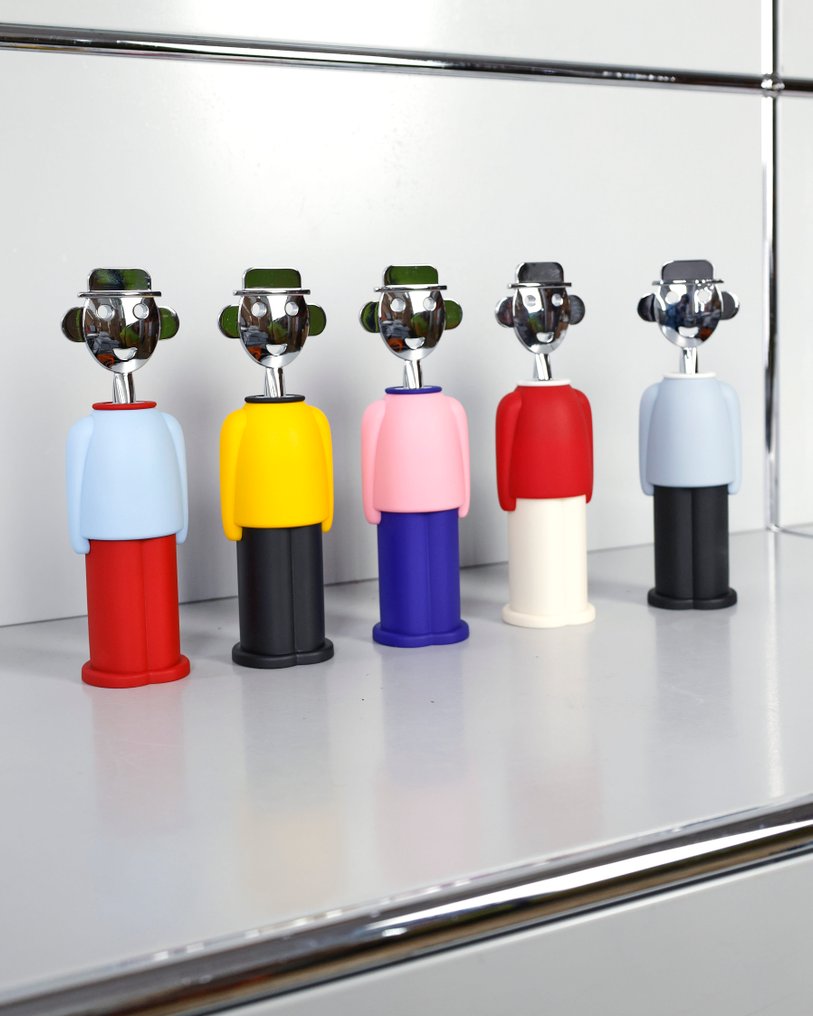 Alessi - Alessandro Mendini - Corkscrew - Alessandro M. - Steel, Plastic - CHOOSE YOUR COLOUR #1.0