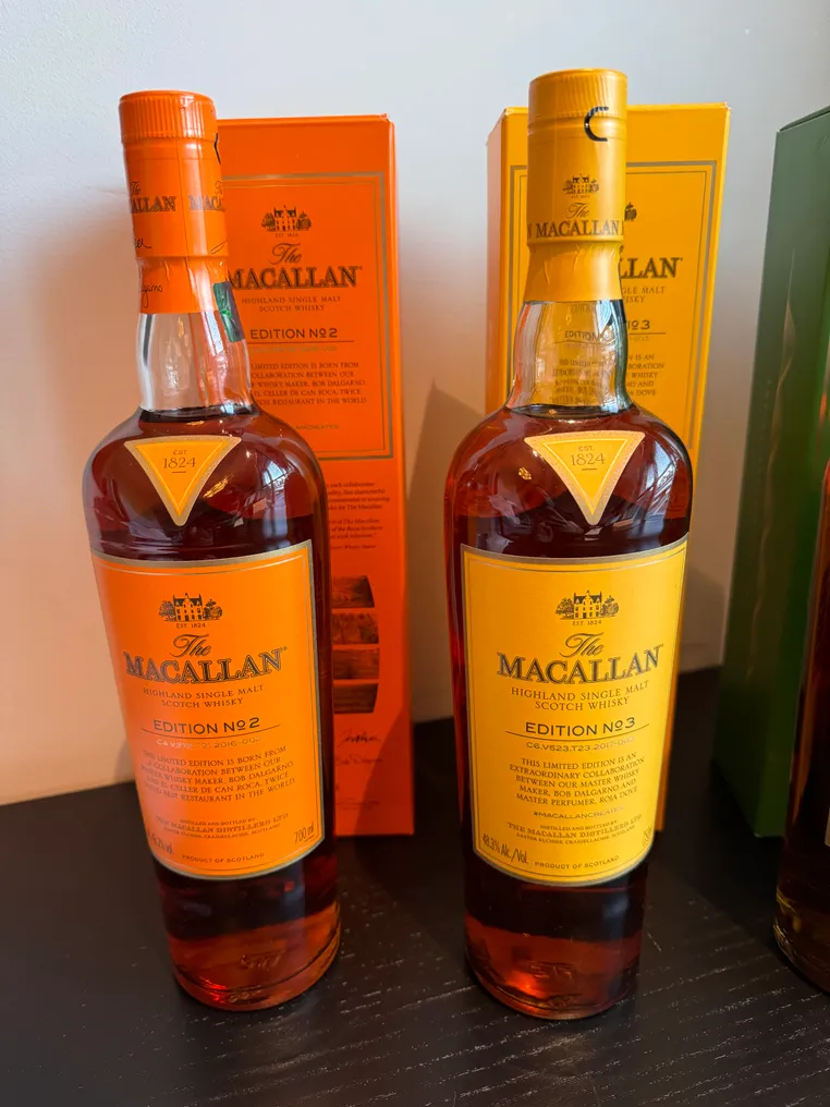 Macallan Edition No. 1 - No. 2 - No. 3 - No. 4 - No. 5 - No. 6  - 700ml - 6 bottles #2.1