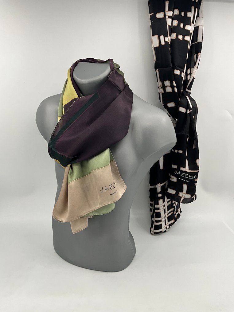 Other brand - 2 étoles JAEGER Silk - Κασκόλ #1.0
