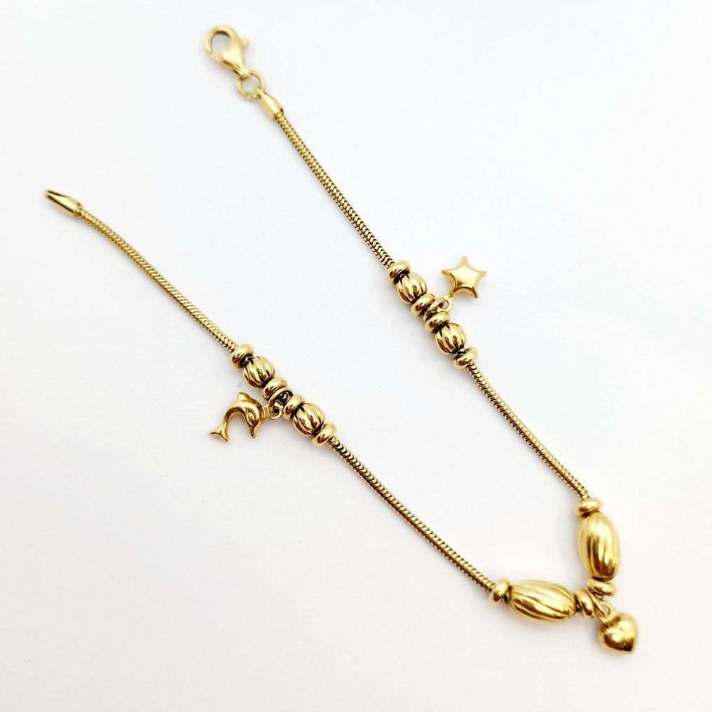 手鈪 - 18 克拉 黃金 #1.0