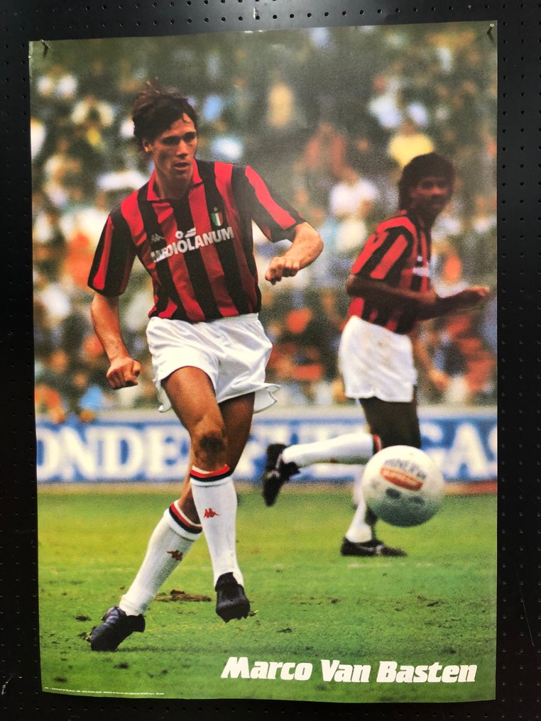 AC Milan - 意大利足球联盟 - Guliit + Van Basten - 1988 - 海报  #1.0