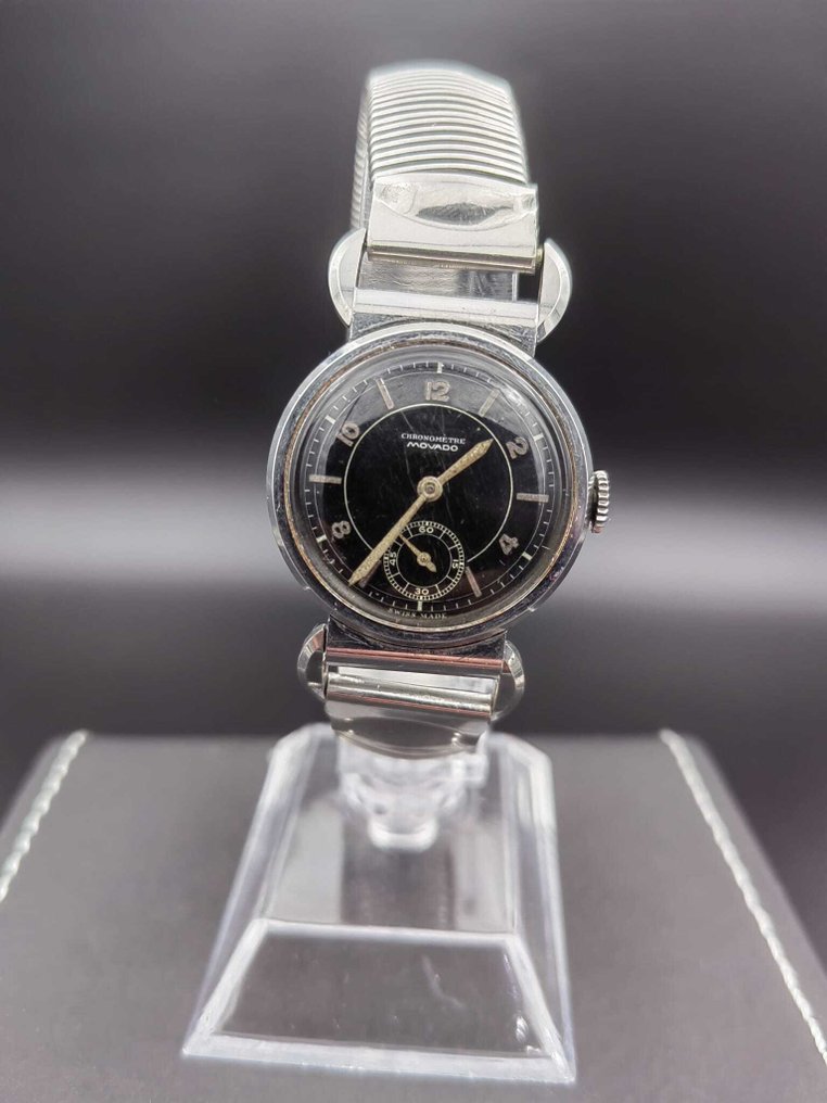 Movado Chronometre Military LO 699 No Reserve Price Unisex 1901 1949 auction online Catawiki