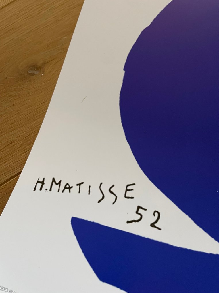 Henri Matisse (after) - (1869-1954), Nudo Blu I, copyright succession H. Matisse, SIAE 1996, Printed in Italy #4.3