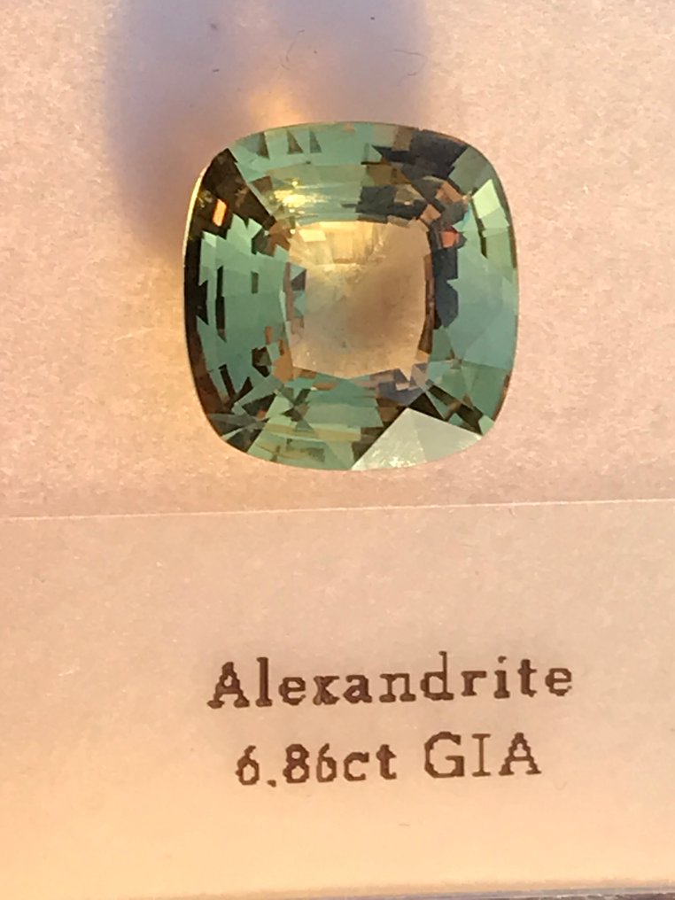 1 pcs Alexandrit - 6.86 ct - Amerikai Gemmológiai Intézet (GIA) #3.2