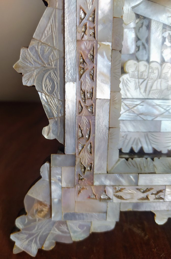 最后的晚餐画 - 木, 珍珠母 - 20世纪上半叶 #3.2