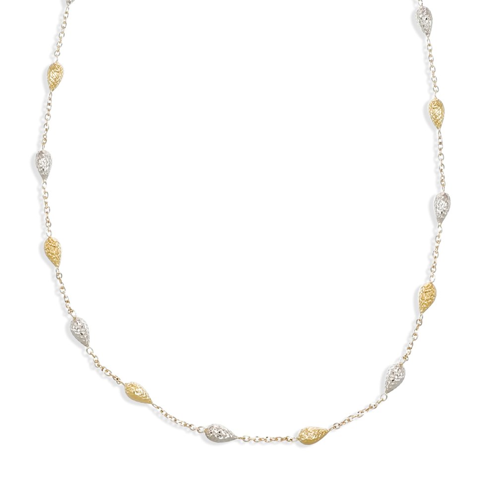 Collier - 18 carats Or jaune, Or blanc #2.1