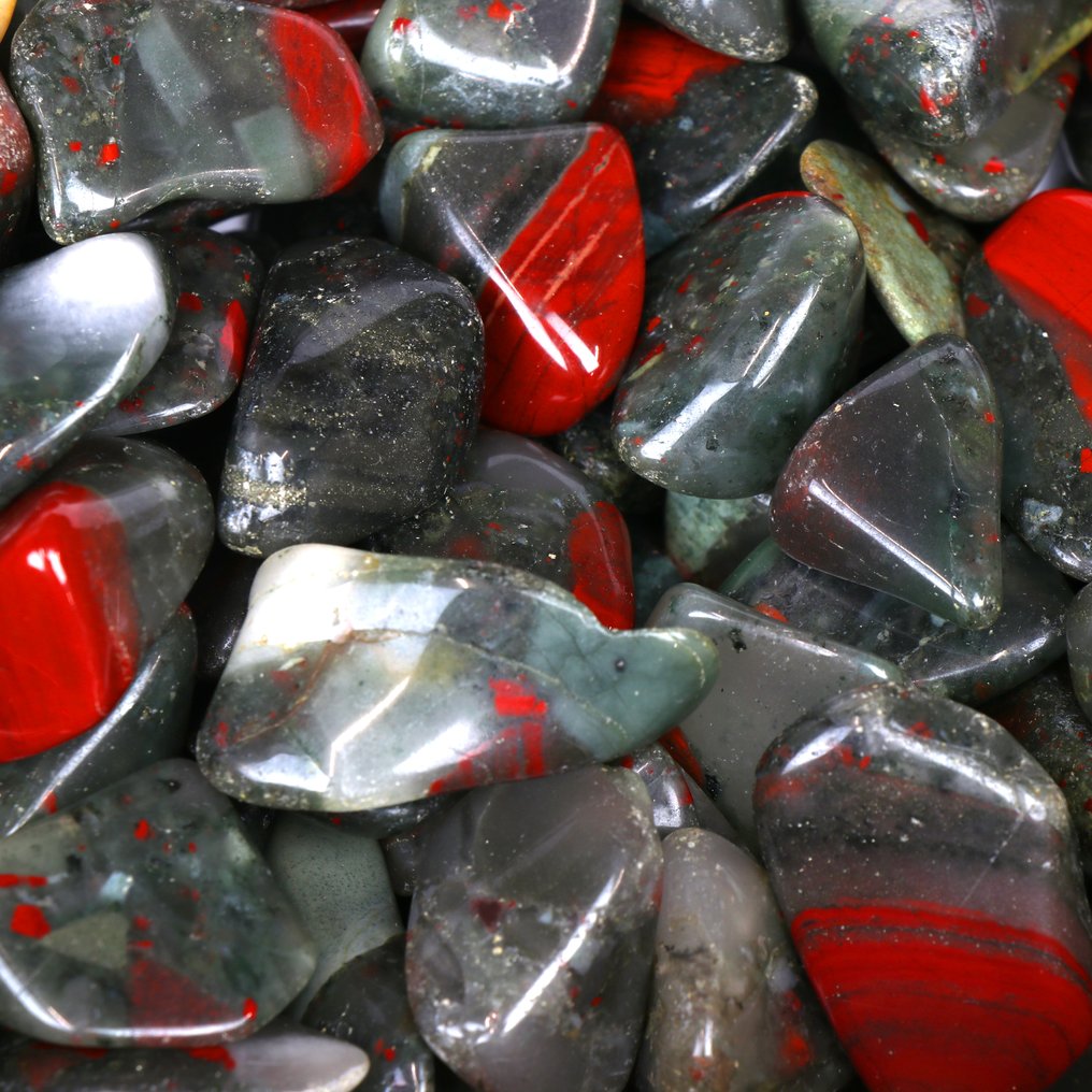 非洲血石 - 打磨石 拍卖- 1 kg #4.3