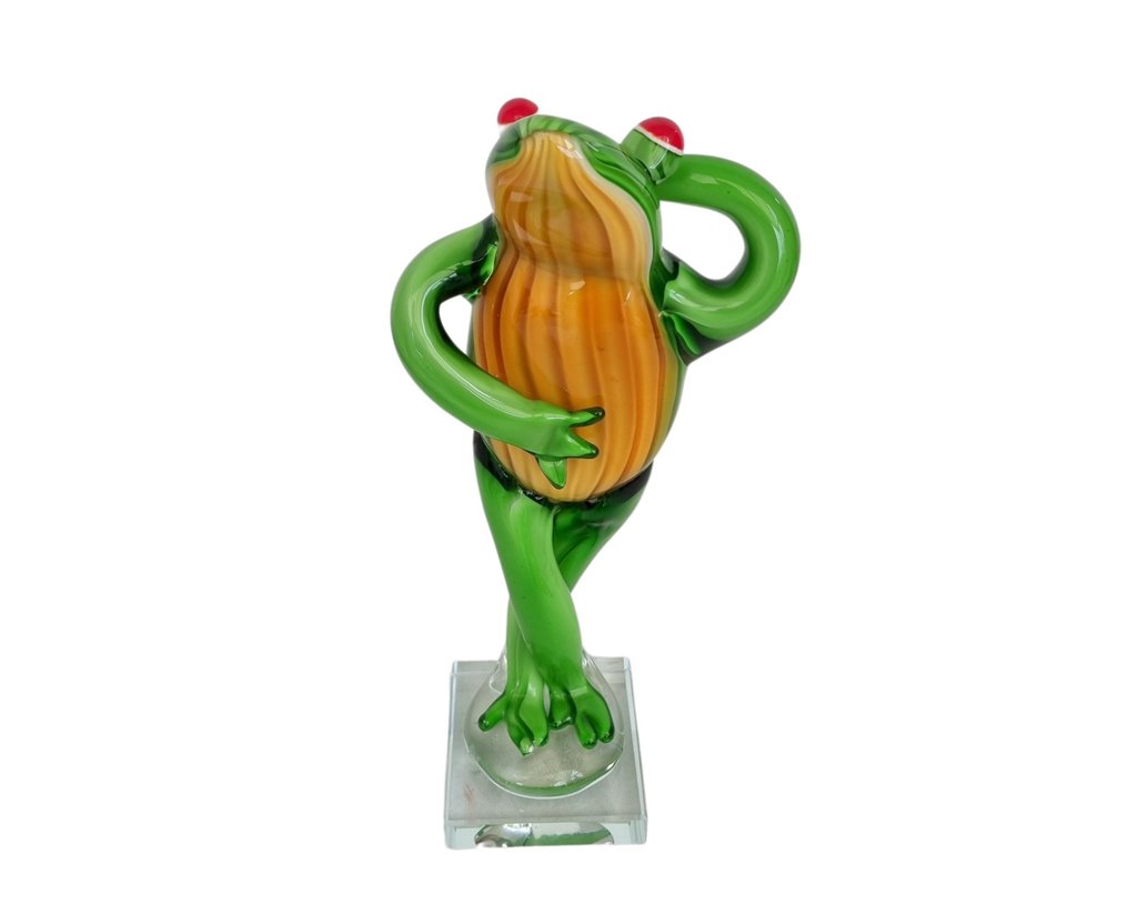 Αγαλματίδιο - Proud Frog - Γυαλί #3.2