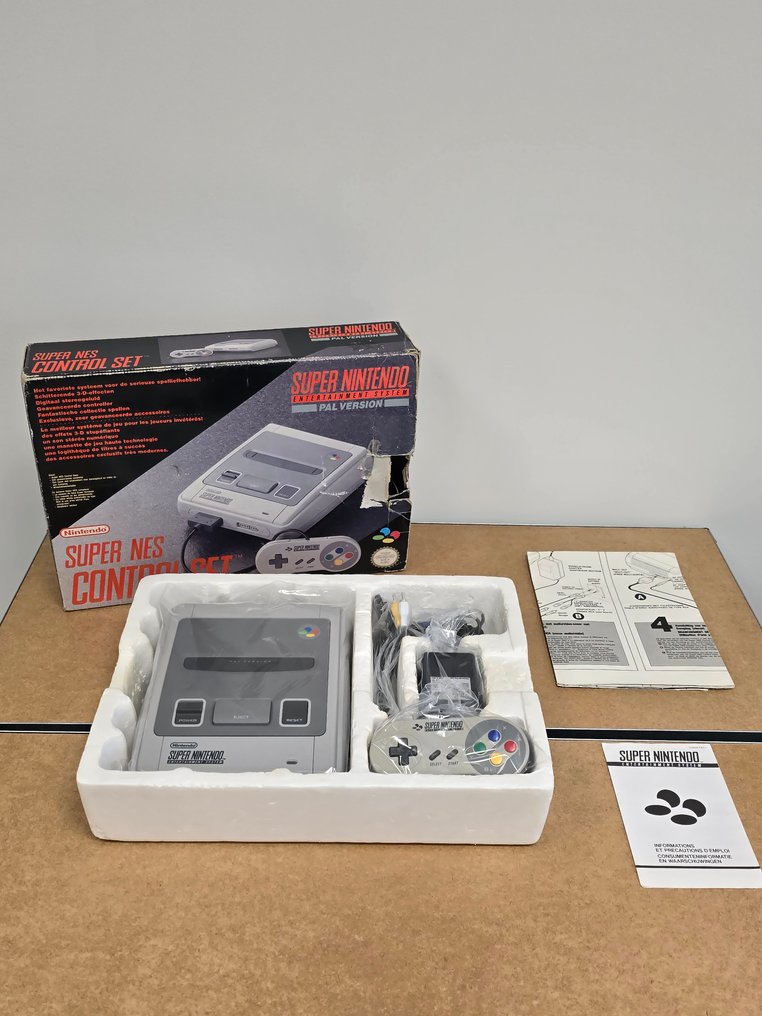 Snes original box sale