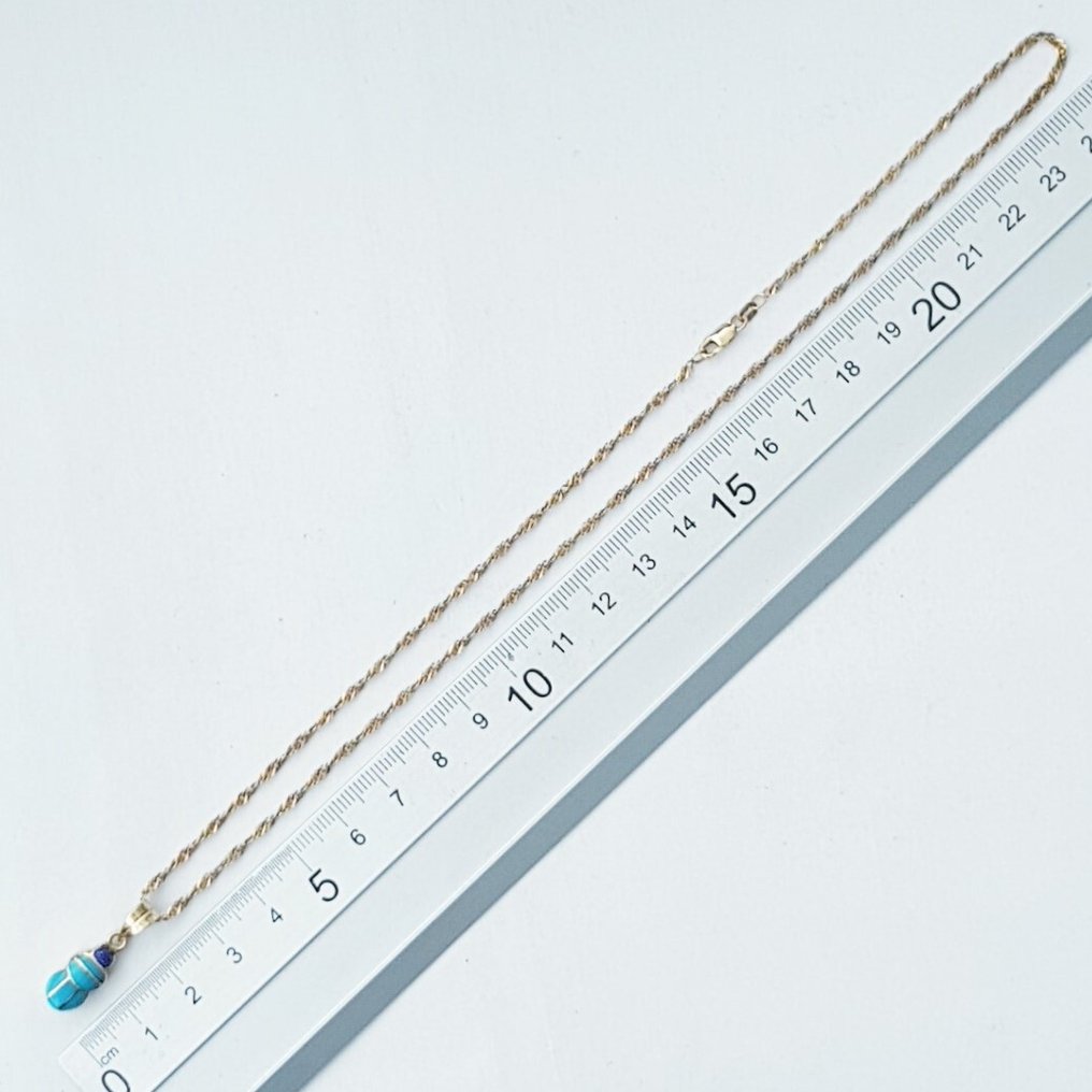 Κολιέ με μενταγιόν - 18 καράτια Κίτρινο χρυσό #3.2