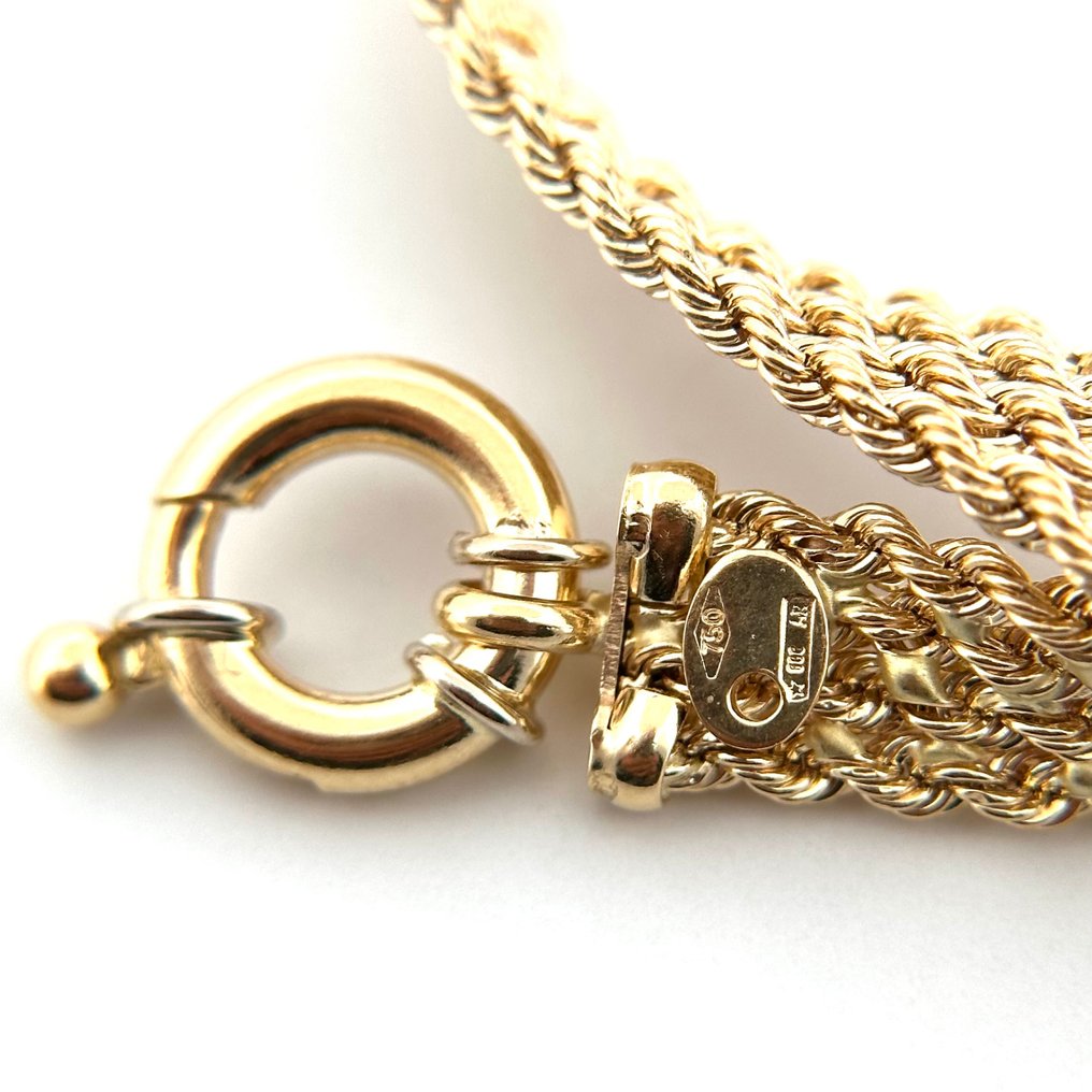 No Reserve Price - Handmade - Bracelet - Bismark - 7.5 g - 18 kt. Yellow gold #3.2