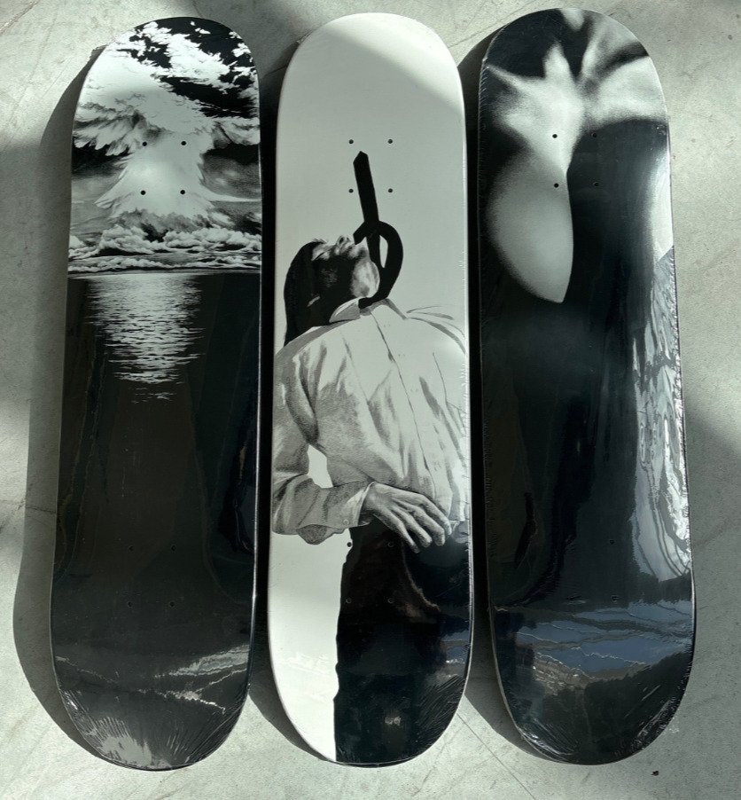 Robert Longo (1953) - Set of Three Supreme Skateboards #1.0