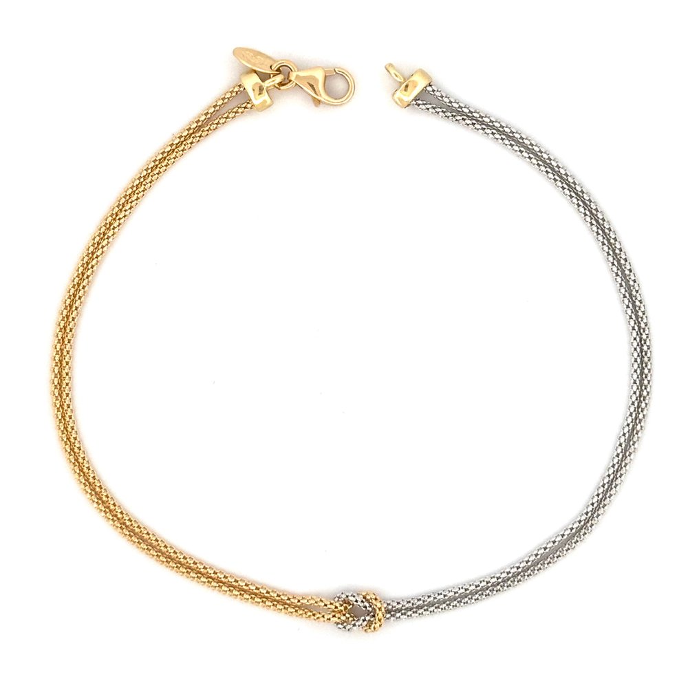 Handmade - 手鈪 - Nodo - 2.6 g - 18 克拉 黃金, 白金 #1.0