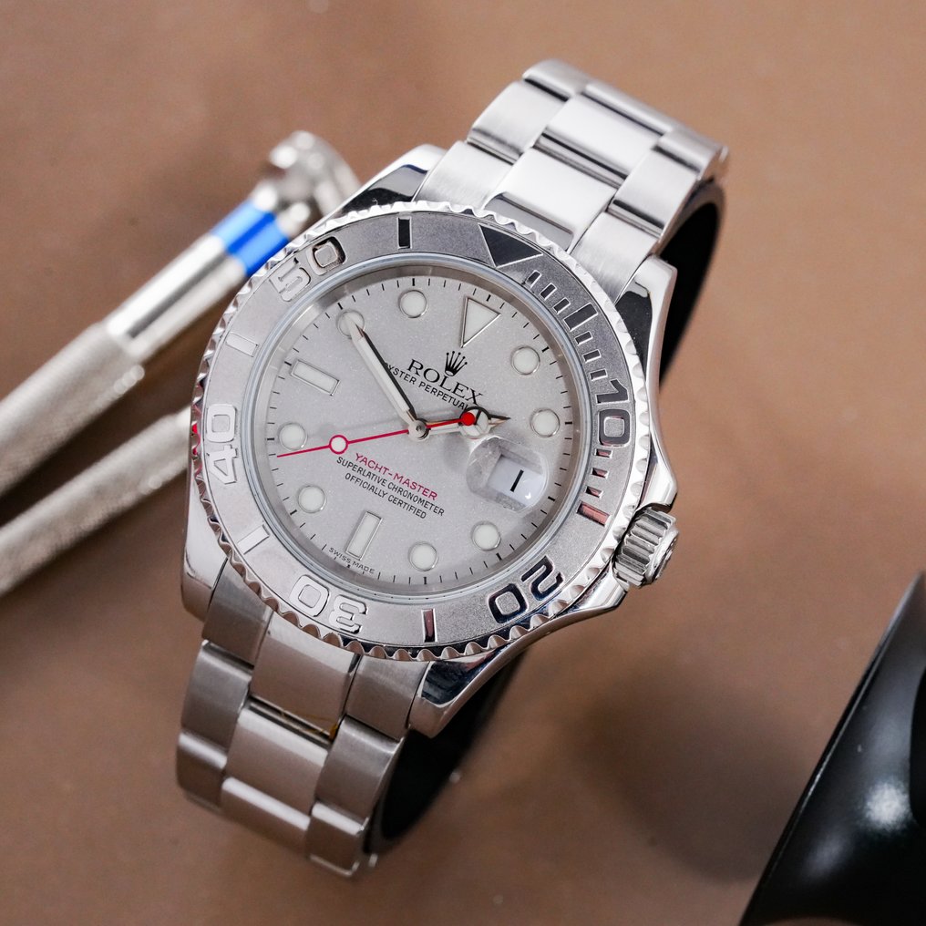 Yachtmaster platinum bezel deals