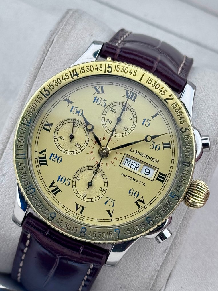 Longines lindbergh chronograph best sale