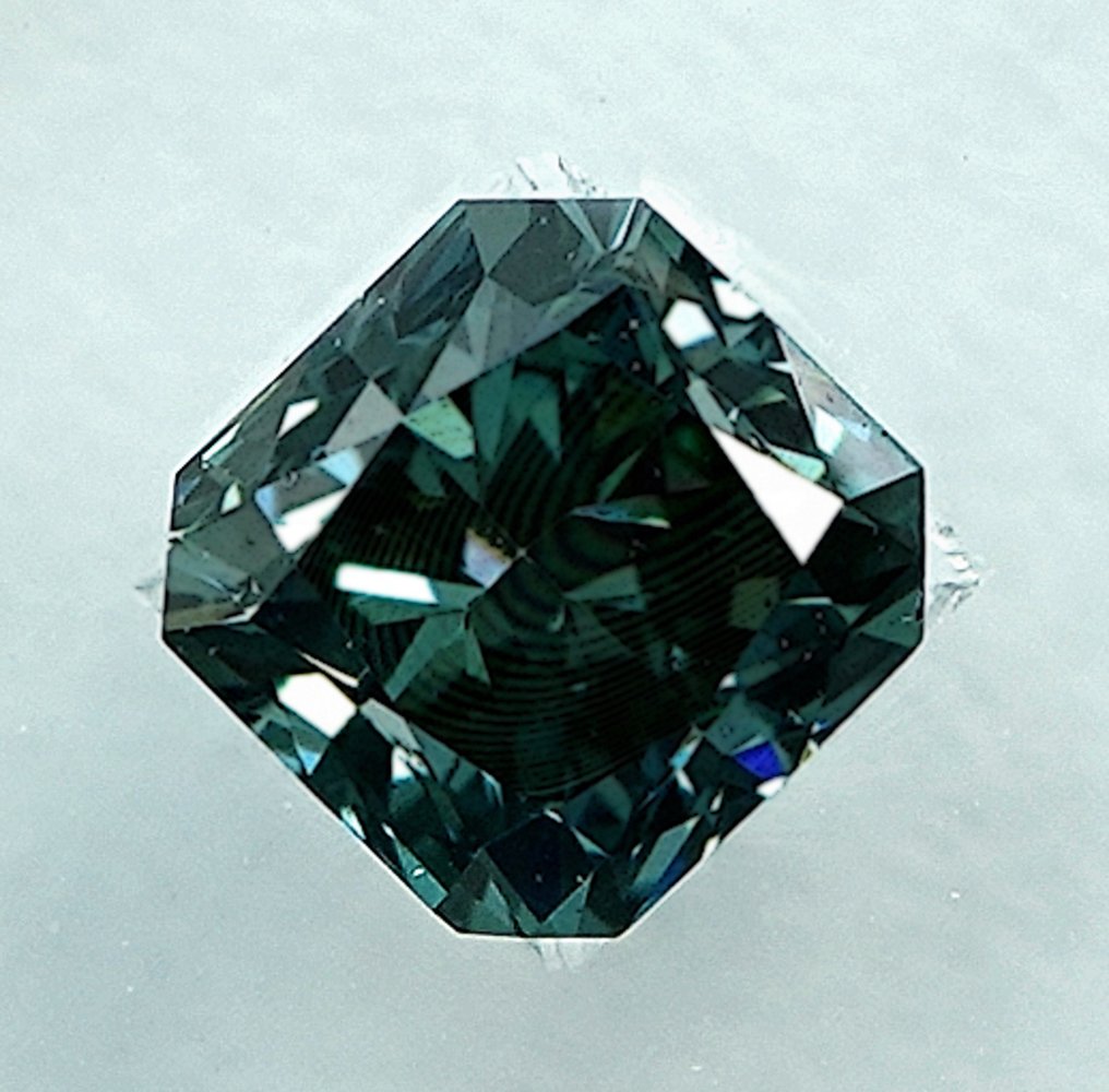 1 pcs 钻石  (经彩色处理)  - 0.37 ct - SI1 微内含一级 - 国际宝石研究院（IGI） #1.0