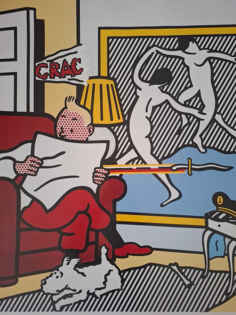 Roy Lichtenstein (1923-1997) - Tintin Reading #1.0