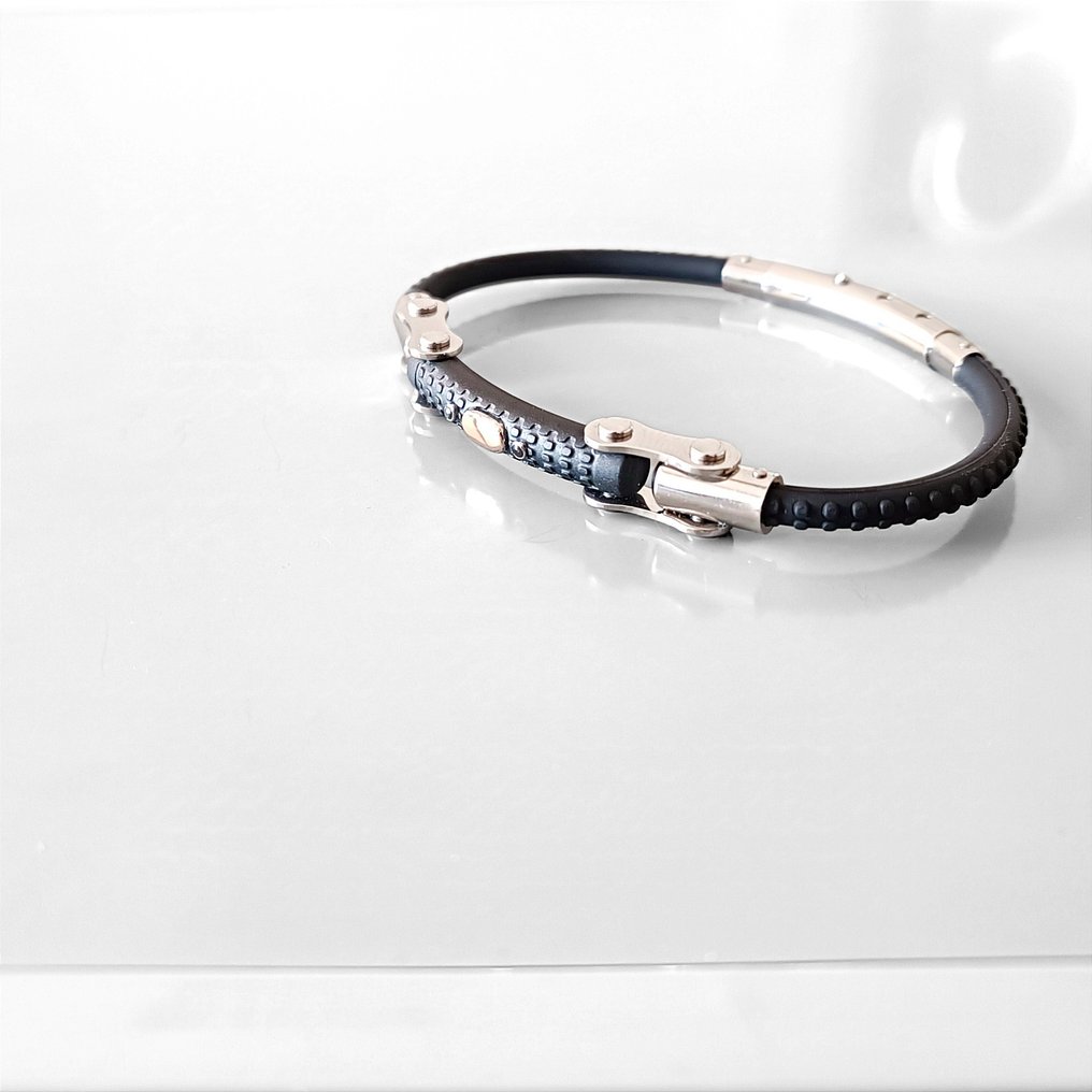 钻石 - 18K包金 - 钢, 玫瑰金 - 手镯 - 意大利制造 #4.3