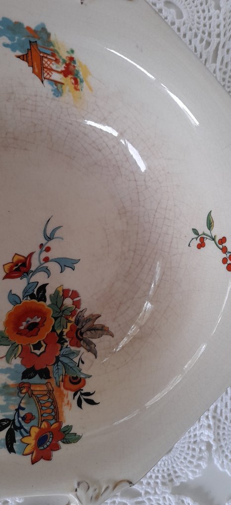 New Hall of Hanley - Πιάτο σερβιρίσματος (6) - Πορσελάνη - Σετ σαλάτας #3.2