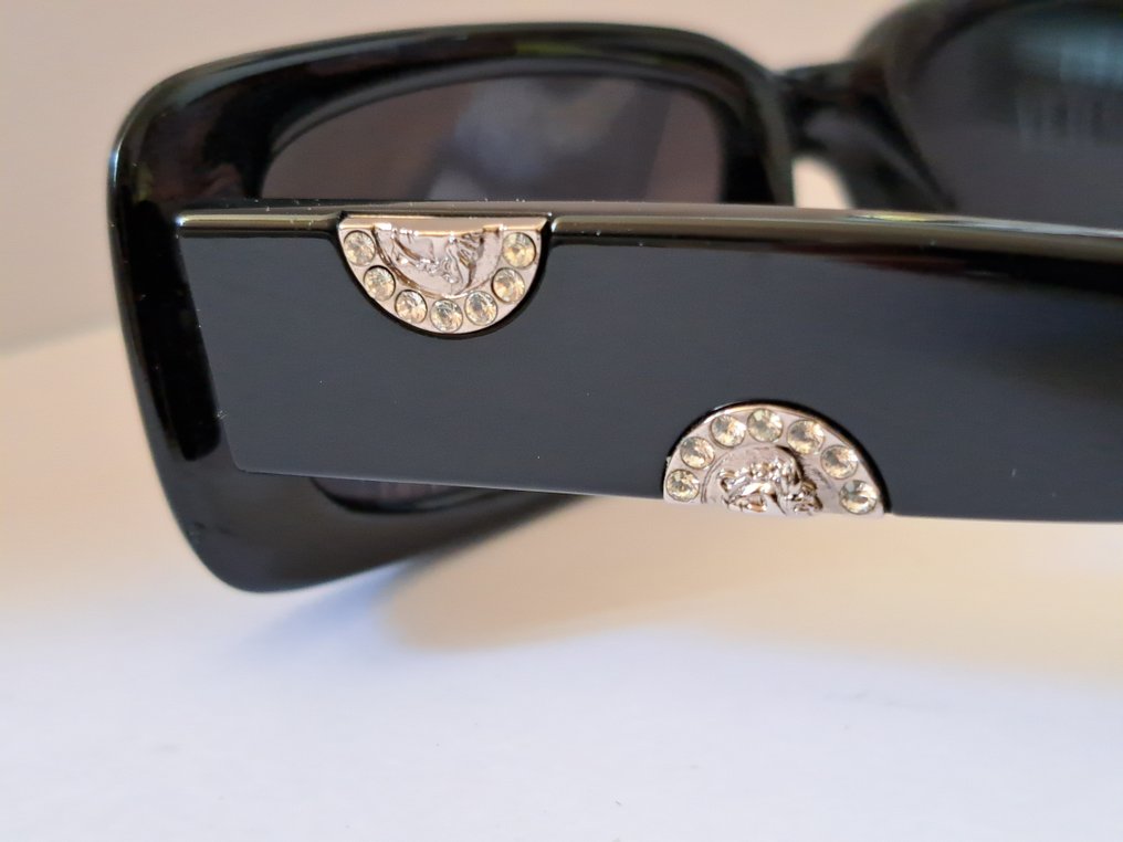 Gianni Versace - Mod.249/ H COL 852  Medusakopf in silber und Swarovski Steine - Zonnebril #4.3