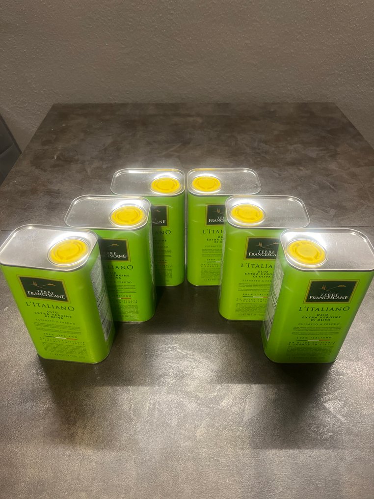 Terre Francescane - 特级初榨橄榄油 - 6 - 1升罐 #1.0