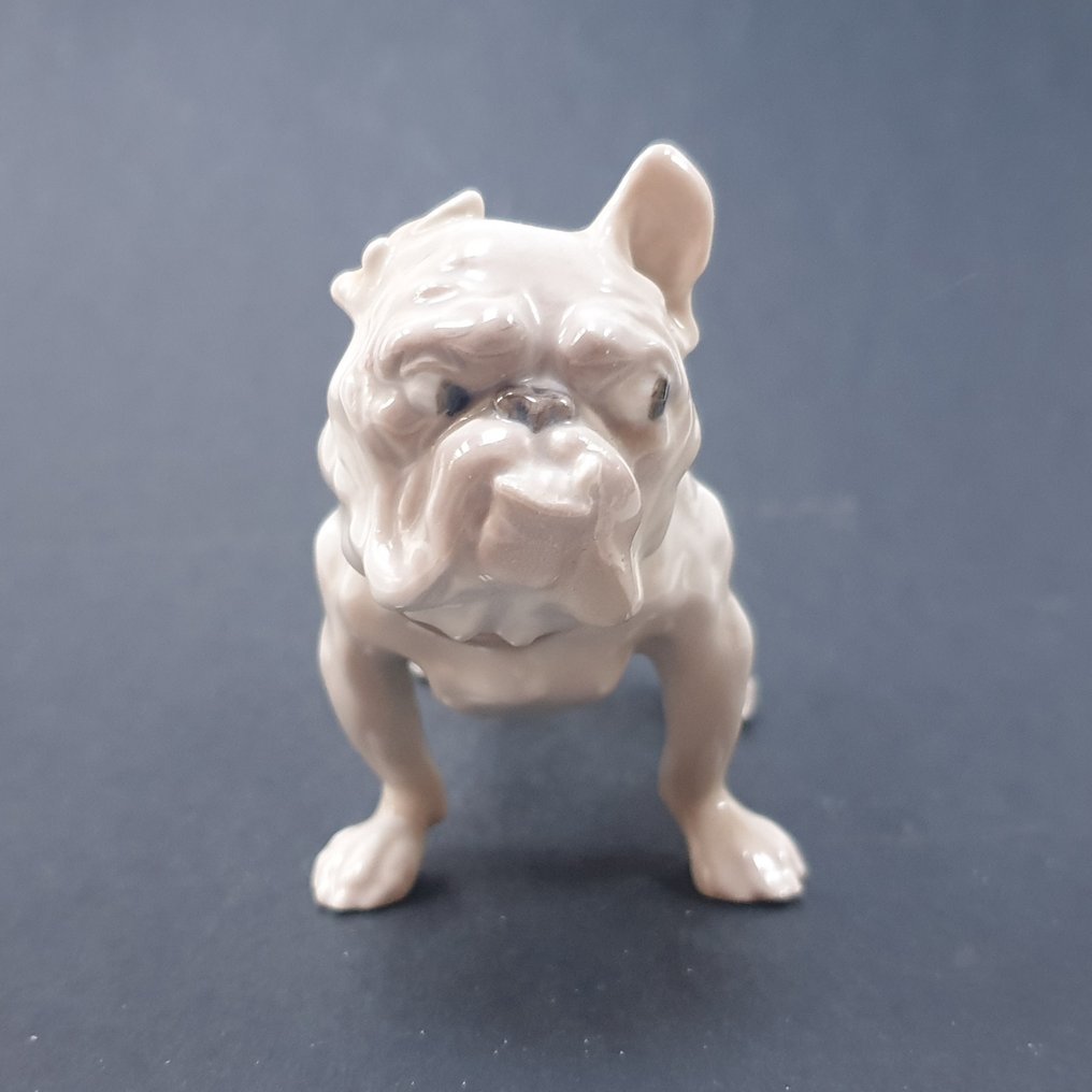 Bing & Grondahl - Sculpture, Bouledogue Anglais - 7.5 cm - Porcelaine #1.0