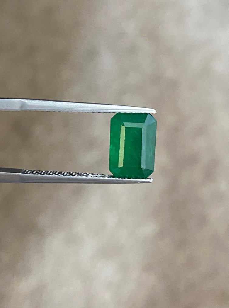 没有保留价 - 1 pcs  绿色 祖母绿  - 2.84 ct - 莲花宝石实验室 - 浓郁的绿色祖母绿 #4.3