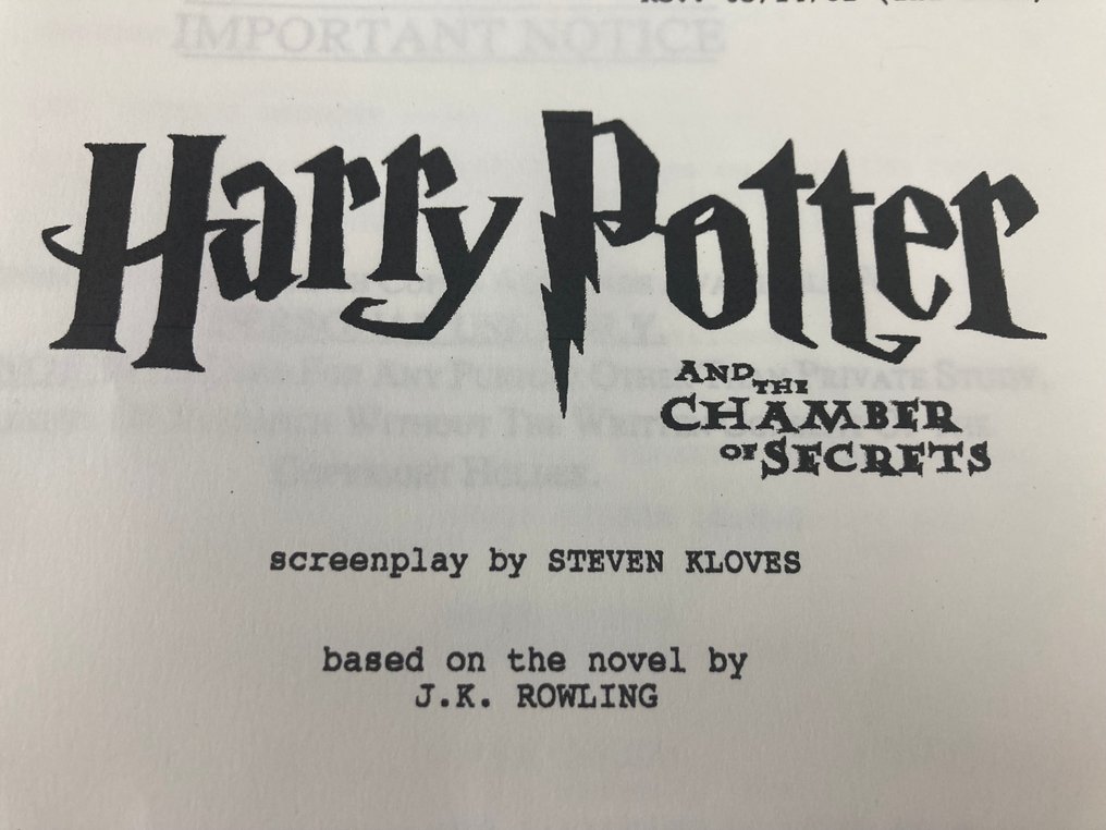 Harry Potter and the Chamber of Secrets (2002) - Daniel Radcliffe, Rupert Grint and Emma Watson - Warner Bros. #1.0