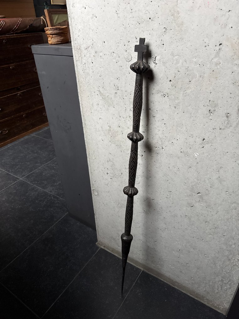 Käpp - Trä, Järn - Bakongo personal. #1.0