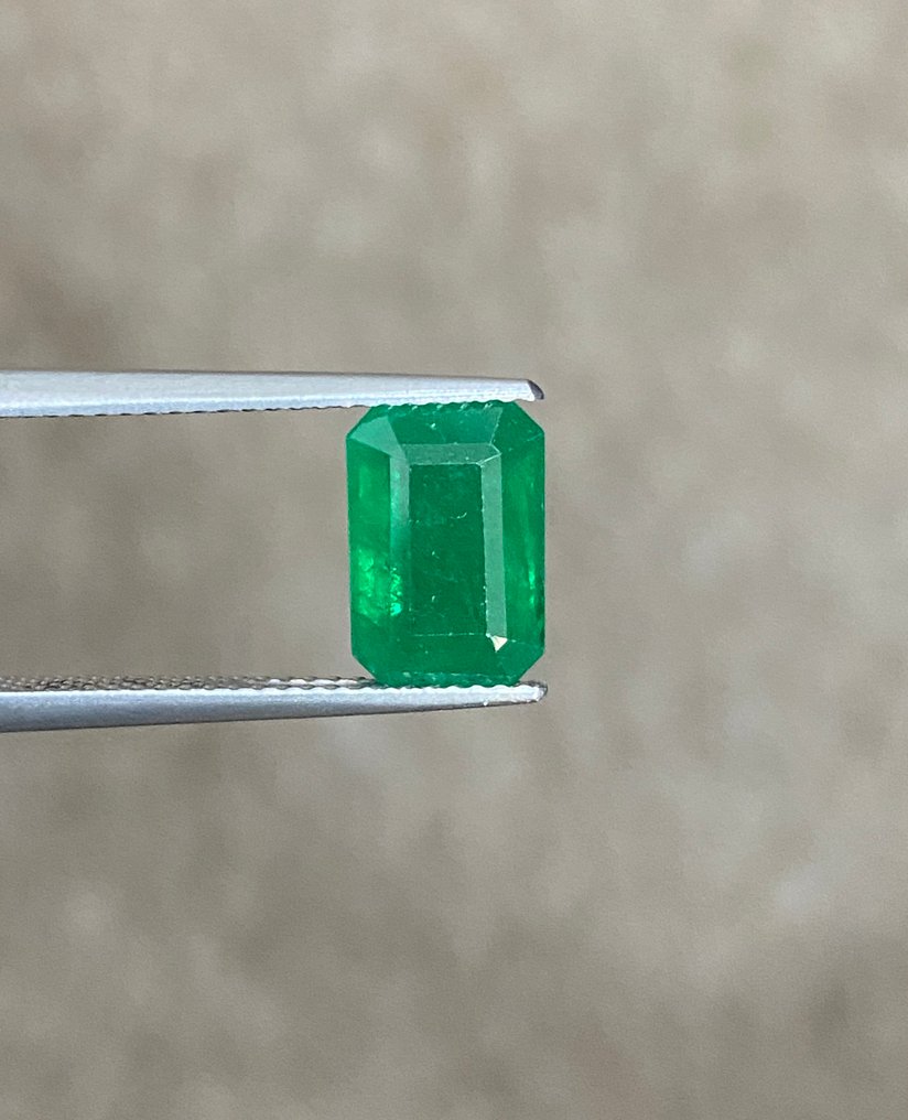 没有保留价 - 1 pcs  绿色 祖母绿  - 2.84 ct - 莲花宝石实验室 - 浓郁的绿色祖母绿 #1.0