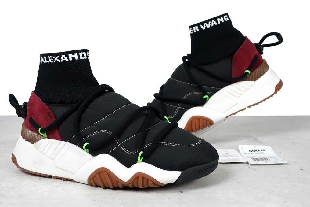 Adidas Originals X Alexander Wang AW Core Black Solar Green Puff Trainer Sneakers Size EU 41.5 New with tags auction online Catawiki