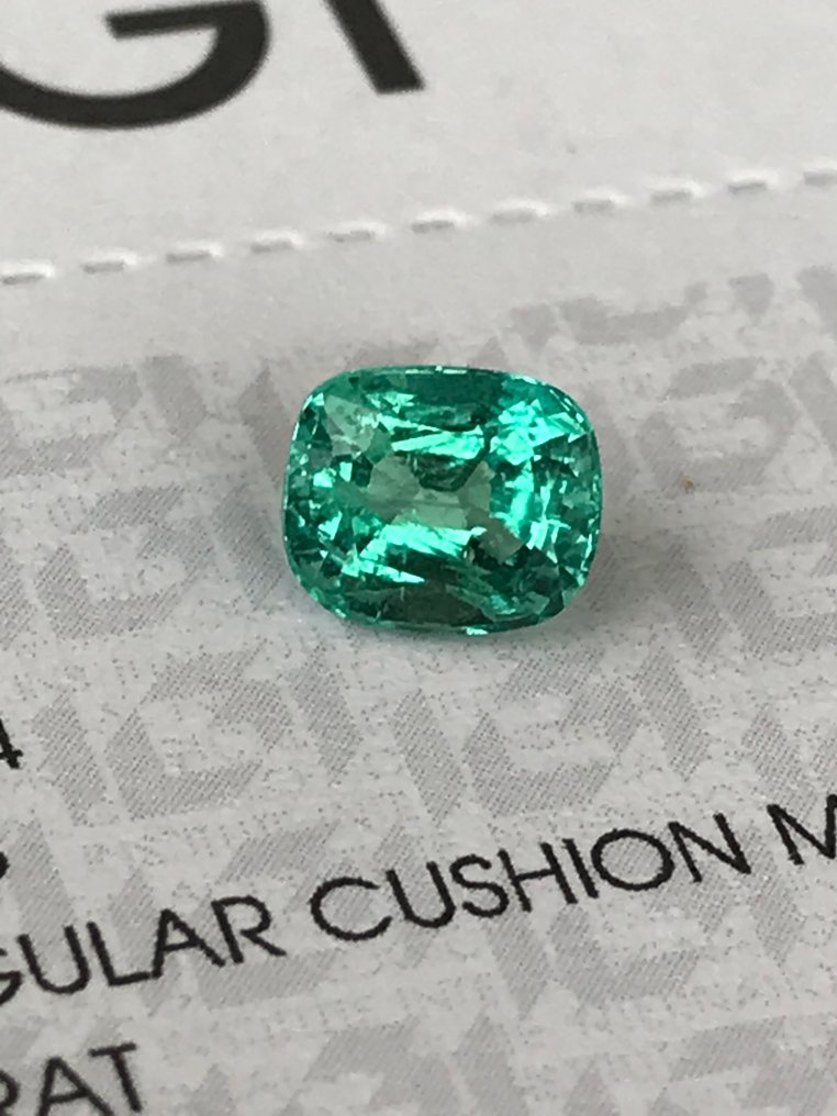 1 pcs  Zielony Szmaragd  - 1.15 ct - International Gemological Institute (IGI) #1.0