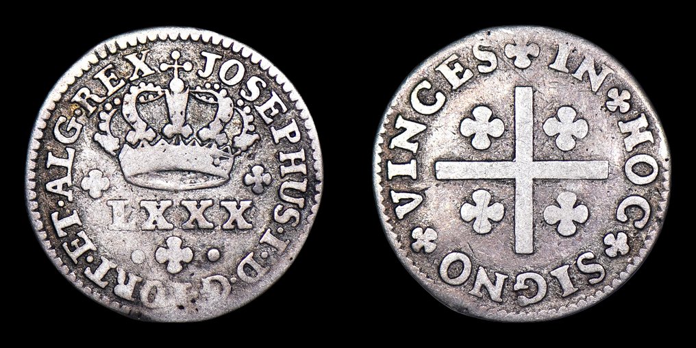 Portugal. D. Jose I (1750-1777). Tostão (100 Reis) - Josephus - R/ Florão Sem Pontos - Muito Rara #2.1