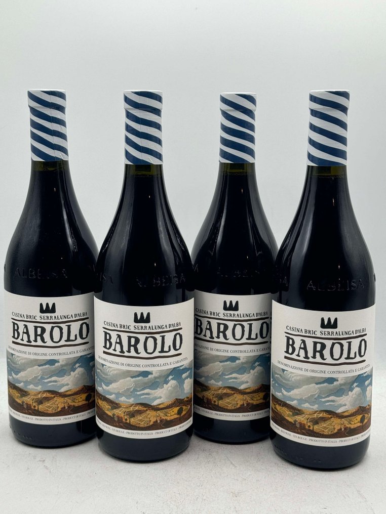 2017 Casina Bric, Serralunga D'Alba - Barolo - 4 Flaskor (0,75L) #1.0