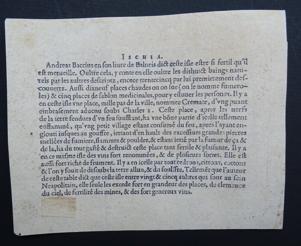 Ιταλία - Σαρδηνία, Κορσική; Ortelius / Galle - Sardinia - 1581-1600 #4.3