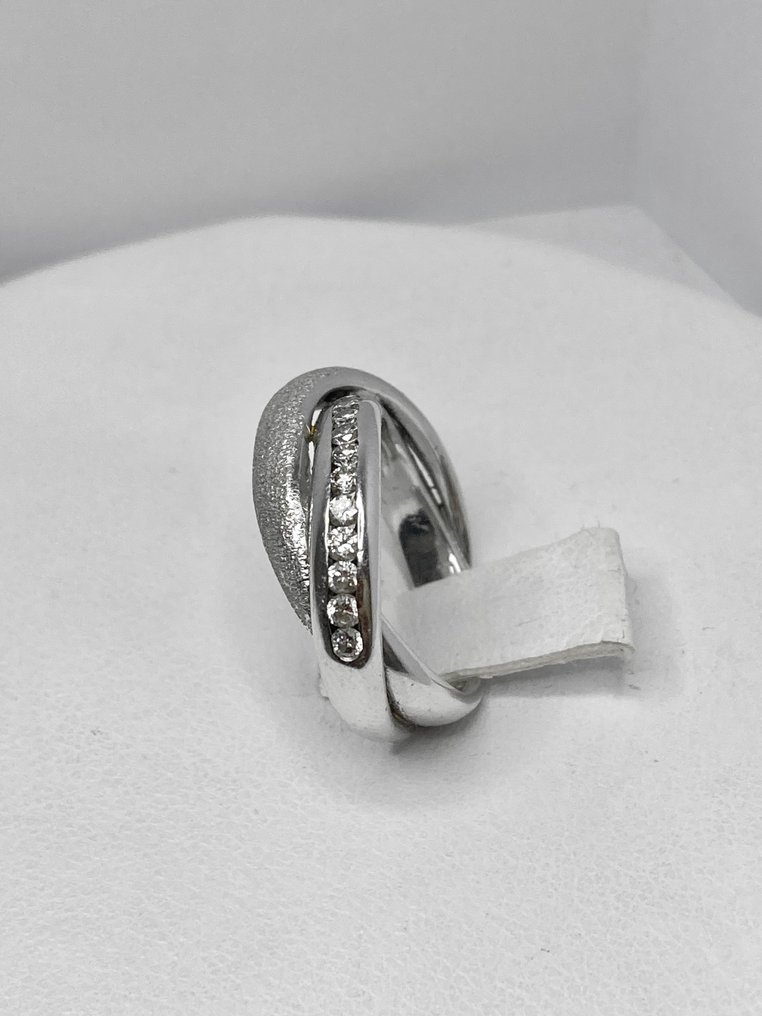 Pala Diamond - 戒指 - 18 克拉 白金 - 0.20ct. tw. 鉆石 (天然) #3.2