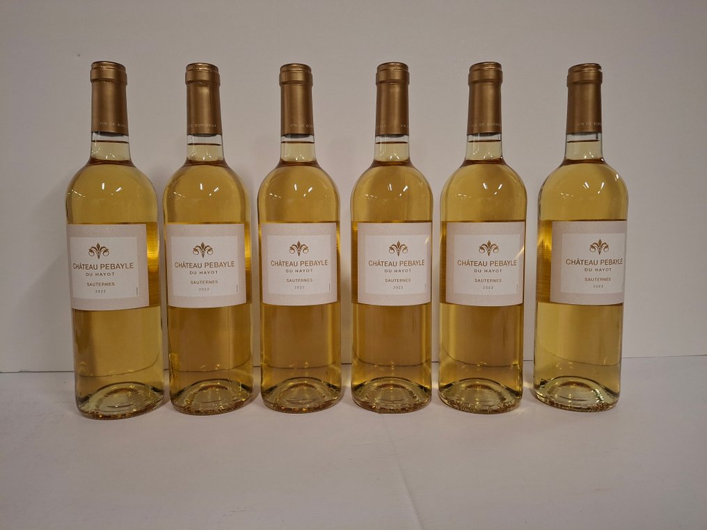2022 Château Pebayle du Hayot sauternes - Sauternes - 6 Bottles (0.75L) #1.0