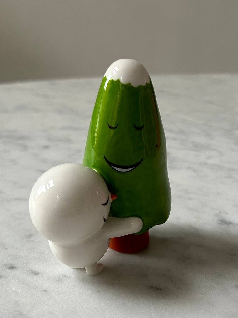 Alessi - 雕像 - Massimo Giacon & LPWK Laura Polinoro - 2009 - "The Hug Tree" - hand decorated - 瓷 #2.1