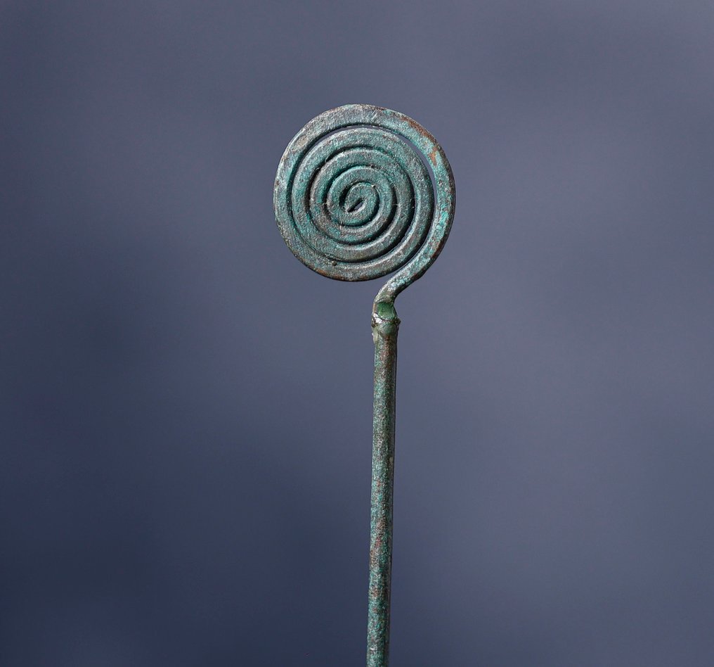 Europe Bronze Age fibula ornament - 12.5 cm #2.1