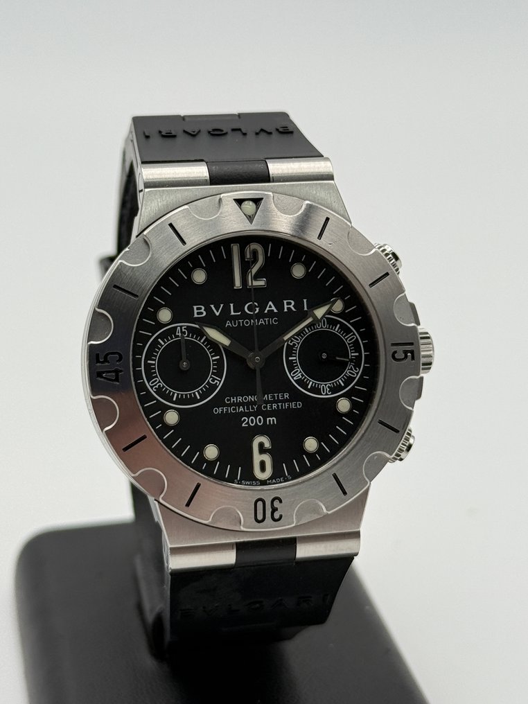 Bvlgari - Diagono Scuba Chrono - SCB38S - Uniszex - 2000-2010 #1.0
