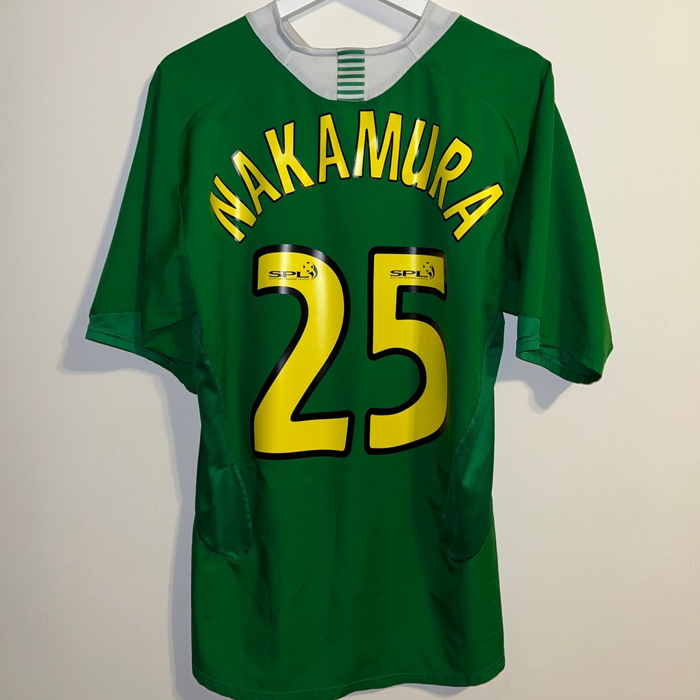 Celtic FC Away - 苏格兰超级联赛 - Shunsuke Nakamura - 2005 - 足球衫 #1.0