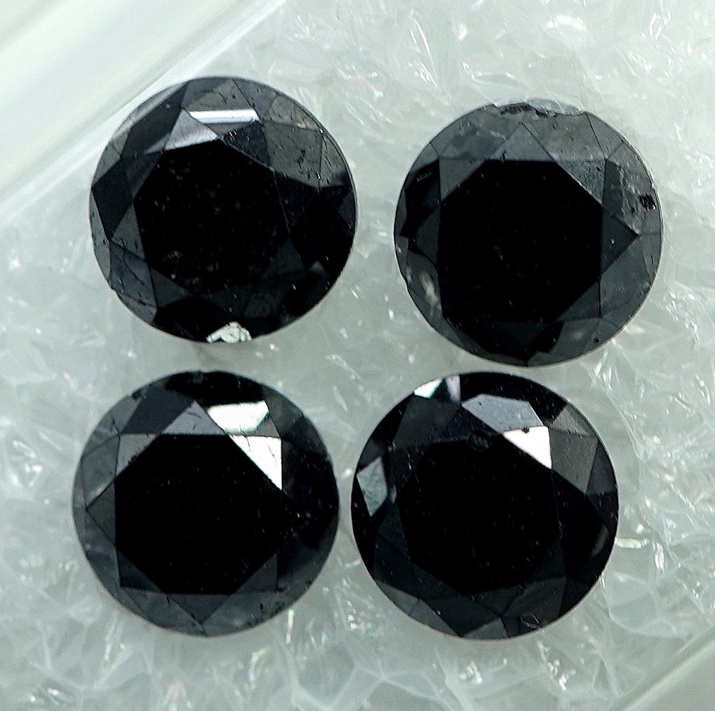 4 pcs Timantti (Värikäsitelty) - 3.24 ct - Ei määritelty laboratorioraportissa - Jalokivitodistus, Antwerpen (GRA) #2.1