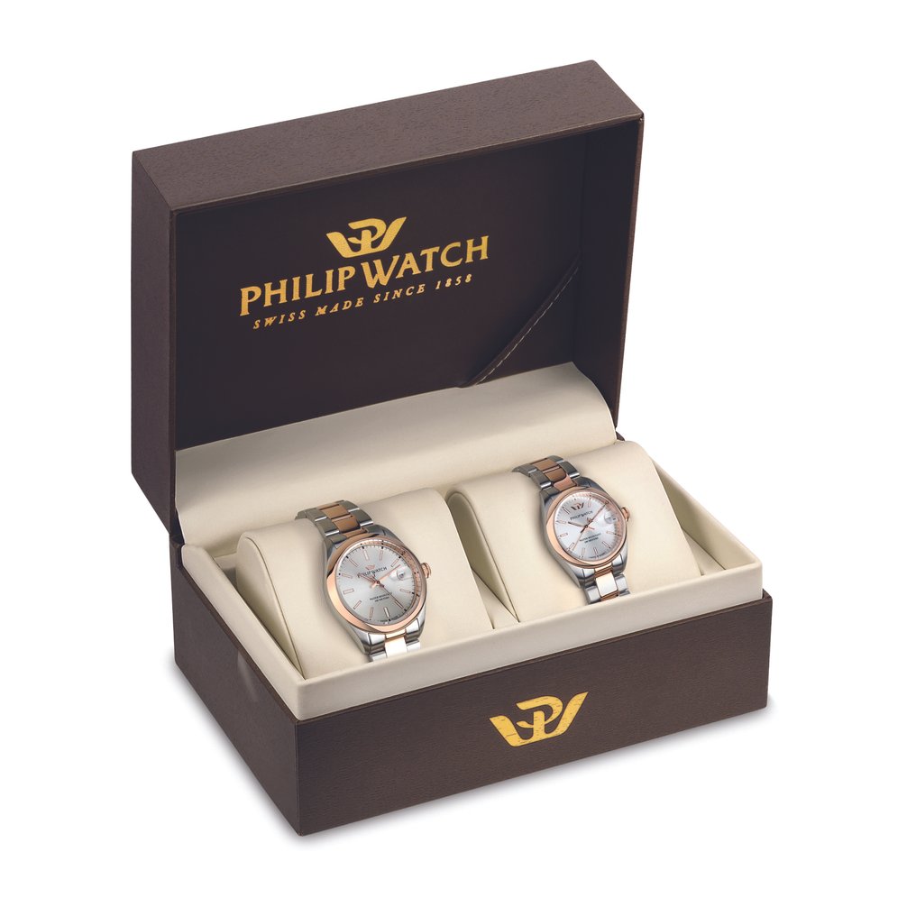 Philip Watch - Caribe Urban - LOVE SET - Swiss Made - 39 mm & 31 mm - FREE SHIPPING - Men - 2020+ #1.0